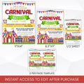 school carnival posters